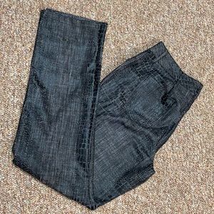 Bamboo Traders black jeans with animal design - Size 8